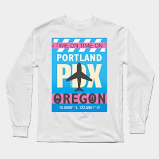 Portland PDX Long Sleeve T-Shirt